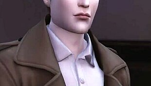 The stunning woman in 3D cartoon game she had an Edward's romantic escapade with