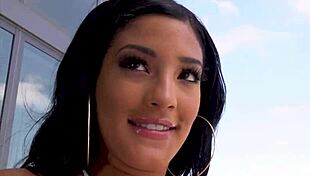 Misty Quinn debuts with Jules Jordan, showcasing big tits and ass in deepthroat blowjob and facial