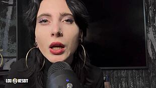 German Sissy ASMR Session with Lou Nesbit and Lia Louise Featuring Domination