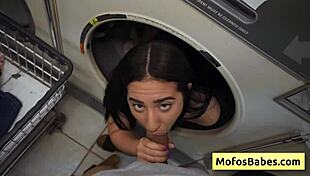 Petite Brunette Teen Enjoys Outdoor Fun With Jason Legend