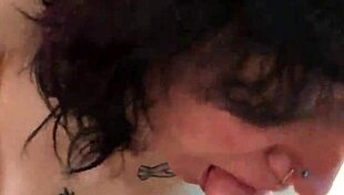 Hot Tatted Petite 18+ Woman Sucking Cock Pov