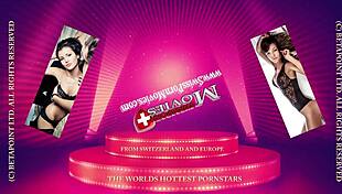 Group party with two bi-girls and two guests licking and fingering