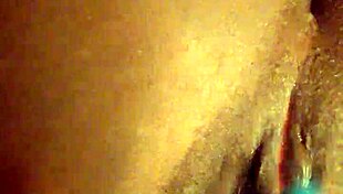 Ebony Woman Fingers Her Pretty Pussy In Close-Up Masturbation