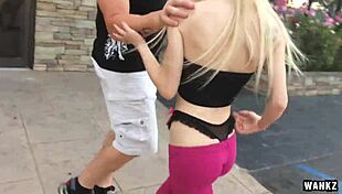 Tight Blonde Skylar Fucks Roughly With Panties On