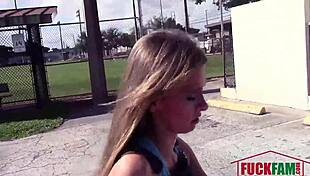 Kaylee Jewel In Tiny Teen Takes A Tumble With Doggystyle And Bent Over Ass