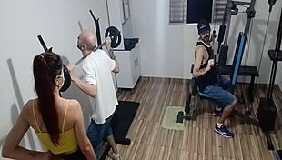 I feel humiliated watching betrayal at the gym next to the cuckold