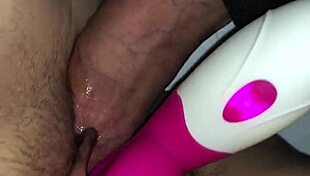 Drippinglips85 Experiences Double Penetration With Toy And Cock