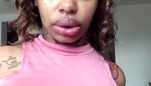 Boldly Showing Off Huge Tits