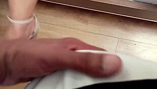 Bruna Ferraz gives a sloppy blowjob to my huge cock