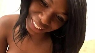 Ecstasy Builds As Busty Ebony Teen 18+ Sucks Cock To Cumshot