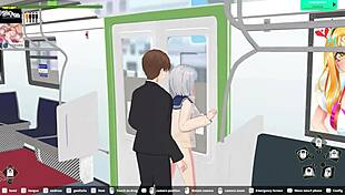 Hentai Elevator Scene With Blowjob And Creampie