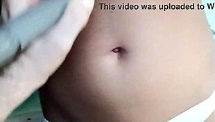Outie Bellybutton Tormented with Drill in Brutal POV Sex Tape!