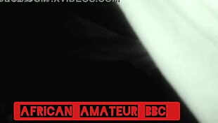 african amateur takes big black cock in missionary pussy pounding