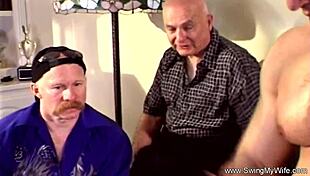 Blonde Milfs Engage In Swinger Party With Group Fingering