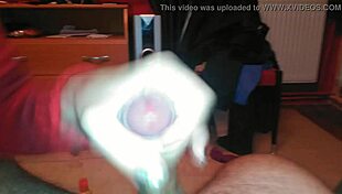 Amateur Handjob Leads to Explosive Cum in Raw Action