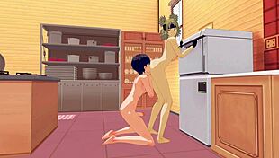 Take part in Temari’s kitchen antics in this just fantastic animated hentai 3D delight