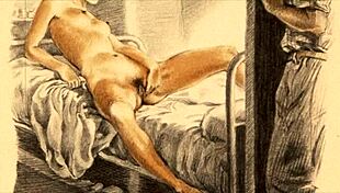 vintage erotic illustration from antique times
