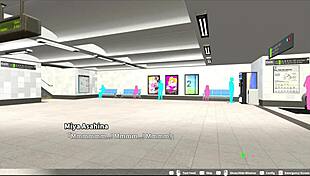 Hentai Elevator Scene With Blowjob And Creampie