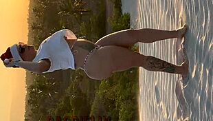 He caught mommy noel masturbating and helped her reach orgasm