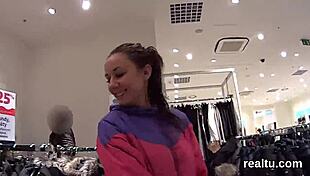 Fantastic Czech Nympho Banged In Shop