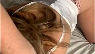 Fucking my blonde stepsister doggystyle in a nightie!