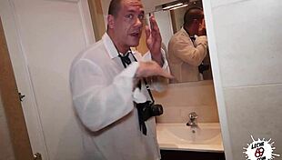 Hey, check this horny photographer banging a hot blonde Latina teen!