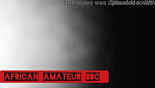 african amateur takes big black cock in missionary pussy pounding