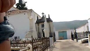 Jakelyn strokes and licks that big cock clean