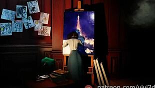 Elizabeth, Look at You Masturbating Your Pussy in This Sexy Cartoon Game!