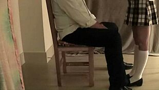 bully gets spanked hard at home for punishment