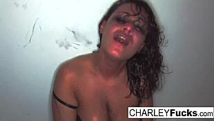 charley chase hints at a playful spanking session.