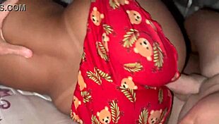 wife's thirsty for dick, provokes husband in bed!