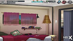 summertime saga milf gives stress-relieving handjob in cartoon episode 4.75