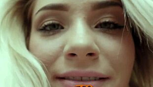 Blondie curvy teen 18+ wears lingerie!