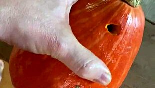 Fuck that pumpkin hard!