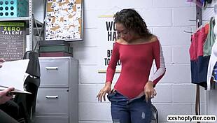 Sarah receives office ass fucking from lp officer