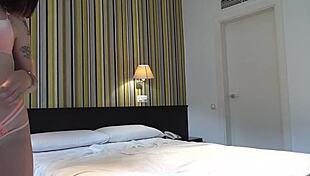 Intimate Sex with Young Italian Silvia Soprano Swallowing Pee in Homemade Clip