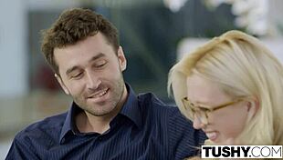 Tushy First Anal For Blonde Babe Samantha Rone