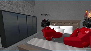 demon roughly fucks hot rich femboy in missionary, deepthroat creampie