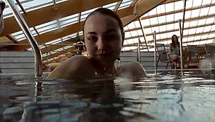 Lada Poleshuk's Underwater Show with Big Tits and Short Hair Stuns