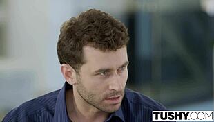 Tushy First Anal For Blonde Babe Samantha Rone