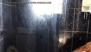 Young Guy Fucks Friend's Aunt in Bathroom