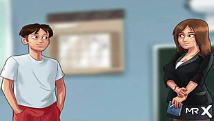 summertime saga french teacher scene