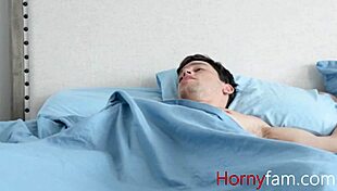 the stepsiblings start fucking in cowgirl and deepthroat each other