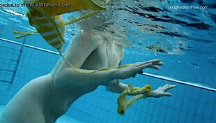 Lada Poleshuk's Underwater Show with Big Tits and Short Hair Stuns