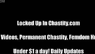 You must stay locked in permanent chastity