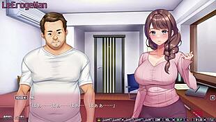 my wife kaede cheats with old man blowjob in hentai