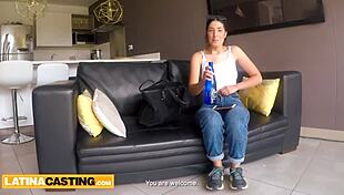 Innocent Latina Girlfriend's Pussy Stretched by Big Cock in Homemade Scene