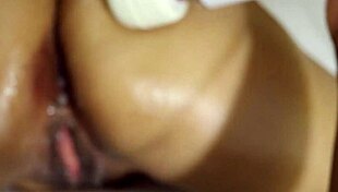 Kinky ebony lesbians engage in intimate play.