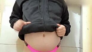 i’m obsessed with this sexy crossdresser in tiny thong panties